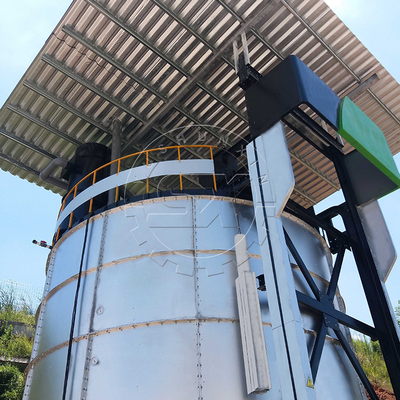 Equipo de compostaje orgánico Tanque de fermentación rápida para una producción eficaz de fertilizantes
