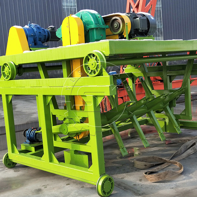 1.5kw Motor móvil de ranura tipo compost turner para el procesamiento de estiércol de pollo pequeño