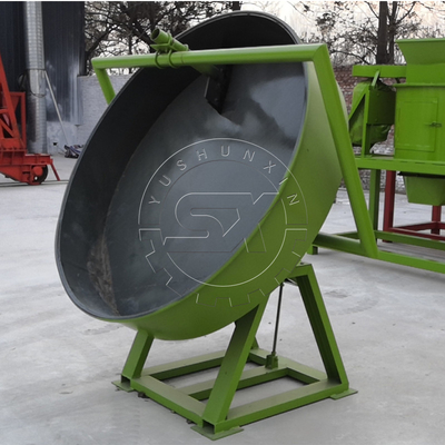 Granulador de disco orgánico de estiércol de pollo de 150 kg de peso para la producción de partículas de fertilizantes
