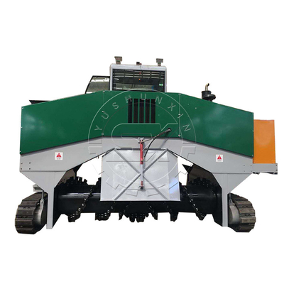 2500 KG Fermentación profesional de estiércol de pollo Compost automático Turner Fertilizante mezcladora máquina