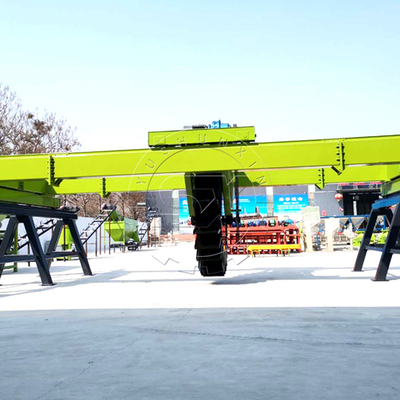 10-30m de ancho de trabajo Compost fertilizante Turner Transformar estiércol de pollo en fertilizante
