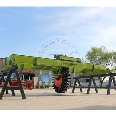10-30m de ancho de trabajo Compost fertilizante Turner Transformar estiércol de pollo en fertilizante