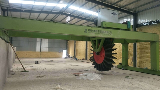 10-30m de ancho de trabajo Compost fertilizante Turner Transformar estiércol de pollo en fertilizante