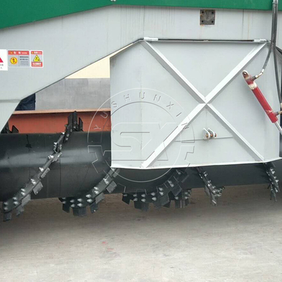 Máquina avanzada de mezcla de fertilizantes de compost turner automático de 10 toneladas por día