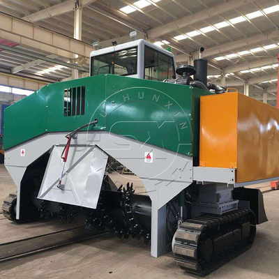Máquina avanzada de mezcla de fertilizantes de compost turner automático de 10 toneladas por día