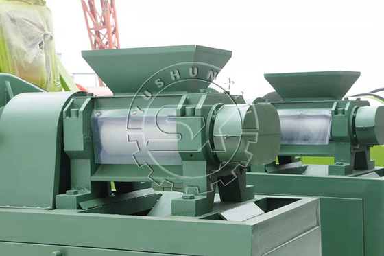Granulador de extrusión de doble rodillo para equipos de producción de acero