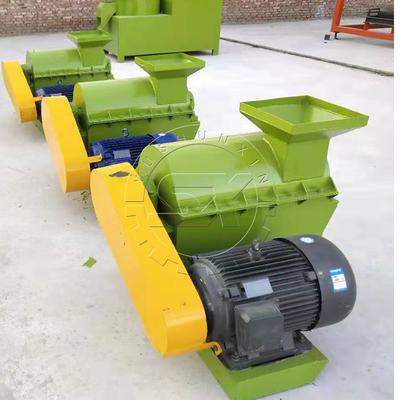 FERTILIZADOR Tecnología trituradora de material semi húmedo para estiércol de pollo de granja y paja de arroz