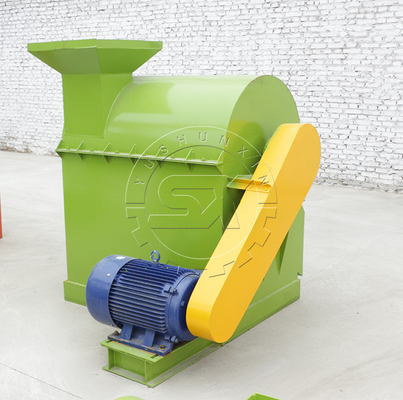 Máquina de trituración de estiércol de vaca de tamaño de alimentación de 5-10 mm para la producción de fertilizantes orgánicos