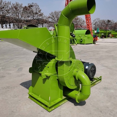 800KG-1T/H Cortador de césped húmedo y seco Máquina de trituración de paja para triturar bolas de paja