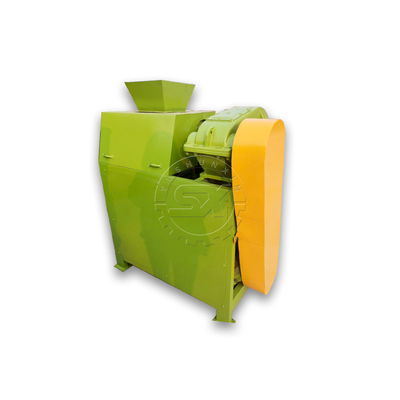Máquina de granulación de fertilizantes de doble rodillo de 2T/H para granulados planos de 3-10 mm de diámetro