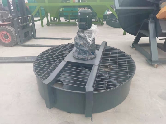 Mezclador de disco vertical de 1000L de volumen de barril de fertilizantes para una mezcla óptima de materia prima