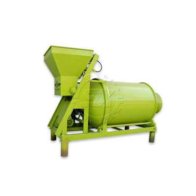 Máquina para mezclar granulados de fertilizantes a granel con agitador eléctrico