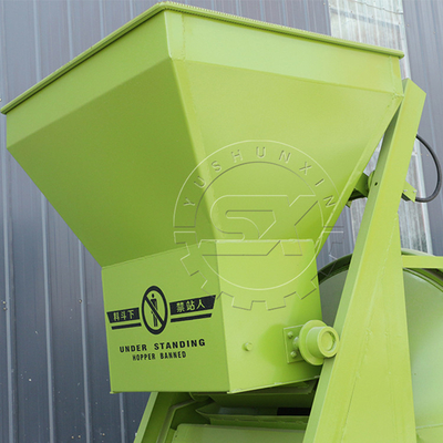 Máquina para mezclar granulados de fertilizantes a granel con agitador eléctrico