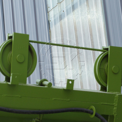 Máquina para mezclar granulados de fertilizantes a granel con agitador eléctrico