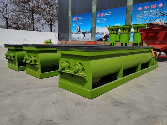 3700*800*750 Mezclador de doble eje para mezclar materiales de manera eficiente Producto único popular
