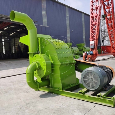 Triturador de paja de maíz 4kw Potencia 5.5kw Producción adecuada para materiales secos