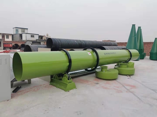 YSX 1-2T/H Secadora automática de tambor de fertilizantes granulares de modelo pequeño para color personalizado