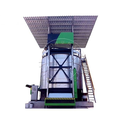 Pot de fermentación de fertilizantes orgánicos con función de mezcla de compost Turner de alta capacidad