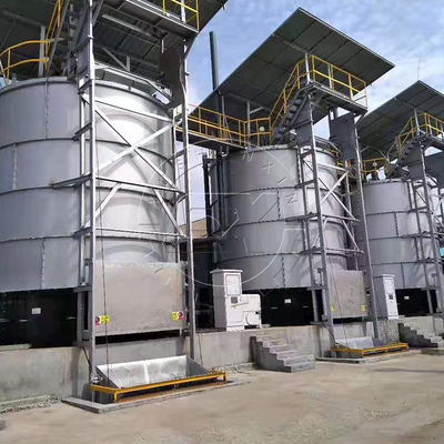 Pot de fermentación de fertilizantes orgánicos con función de mezcla de compost Turner de alta capacidad