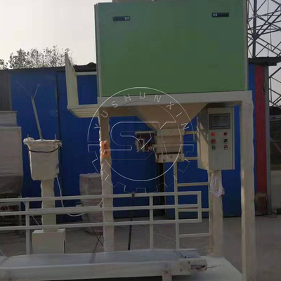 Máquina de embalaje de fertilizantes de 25 kg y 50 kg de alta productividad y diseño de bolsas de costura