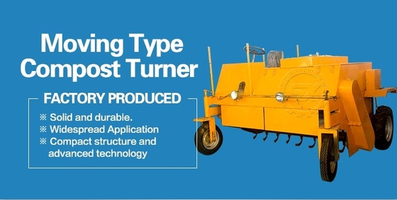 2024 Conducción por una persona Tipo móvil de compost Turner Función de material de compost Torsión
