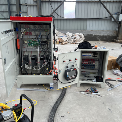 Palletizer robótico de alta velocidad con accionamiento eléctrico para la línea de embalaje de fertilizantes de caja de cartón
