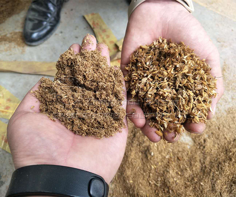Fácil de triturador de paja adecuado para el trituración de diversos materiales secos Voltado personalizado