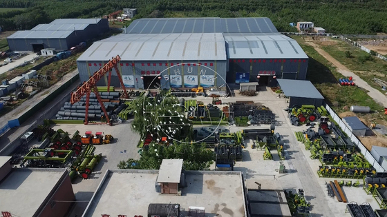 Equipo de secado rotativo para el método de trabajo en la línea de producción de fertilizantes fosfatados