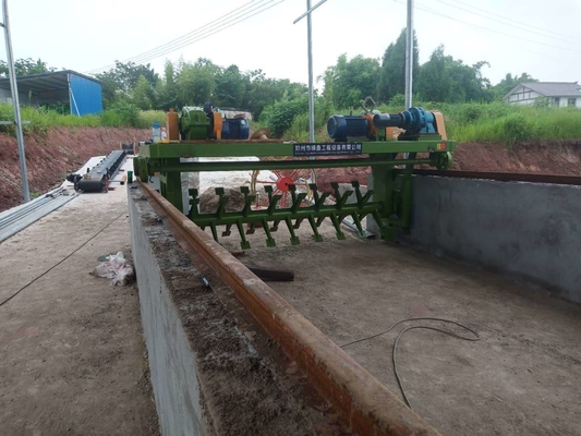 Producción de fertilizantes orgánicos Conversor de compost para el tratamiento de estiércol animal de 5 a 20 t/h