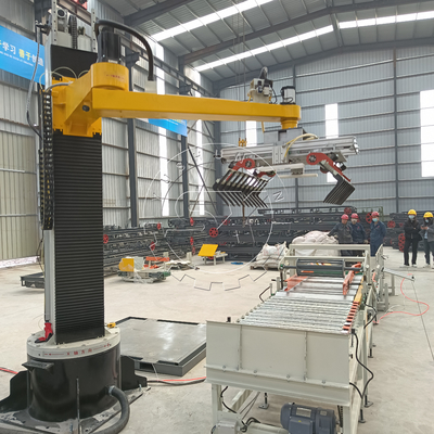380v de tensión material de acero inoxidable columna de paletización tipo brazo robot paletizador