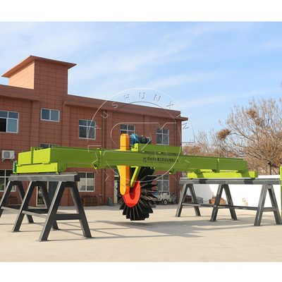 Tipo de rueda Turner de compost Ancho de trabajo 3-30m Equipo de torneado de fertilizantes de compost