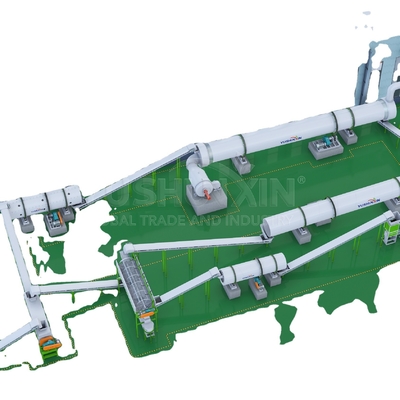 Seca de tambor rotativo de nueva fabricación para biomasa de Yushunxin Peso KG 3000