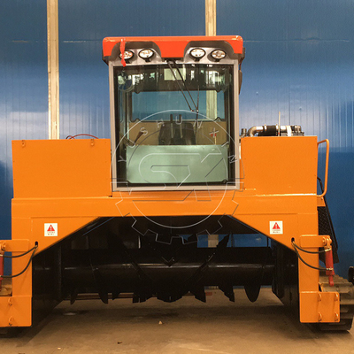 75hp de alta productividad tipo de rastreador de compostaje para una sola persona
