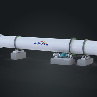 YSX Biomasa rotativo de secador de tambor 26000KG Peso y para la producción de fertilizantes orgánicos