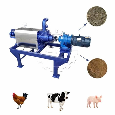 Máquina de separación sólido-líquido de 7kw que transforma el estiércol animal en fertilizante orgánico