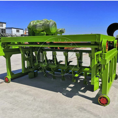 Máquina de mezcla de compostaje de tipo YSX Groove para la producción de fertilizantes naturales