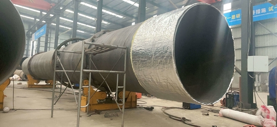 YSX 1-20 tph Secador rotativo para secado de material de biomasa en aplicaciones industriales