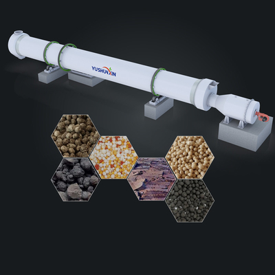 Máquina rotativa de secado de biomasa para fertilizantes agrícolas con capacidad de 1-30T/H