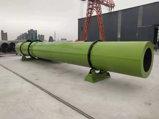 Secador rotativo de granos con tuberías de apoyo y 26000KG Peso 380v Voltado 2024