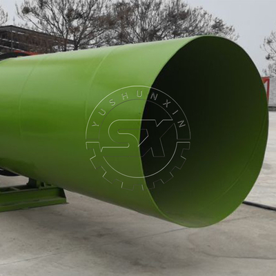 YSX Secador rotativo con placa de elevación 26000KG Peso 6r/min Velocidad de secado granulado y polvo