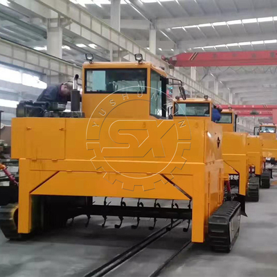 Maximice su potencial de compostaje con el equipo de transformación de estiércol de tipo Crawler