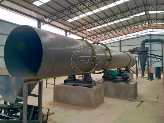 Línea de producción de pellets de fertilizantes orgánicos de desechos de peso de 2400 kg con capacidad de 1-8 t/h