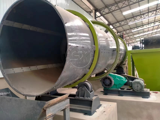 Línea de producción de fertilizantes orgánicos de pellets máquina Granulador de estiércol de vaca / estiércol de pollo