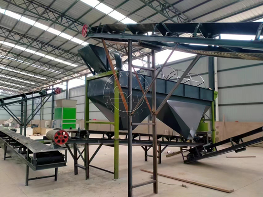 Línea de producción de granulación de fertilizantes orgánicos Equipo Granulado de la máquina