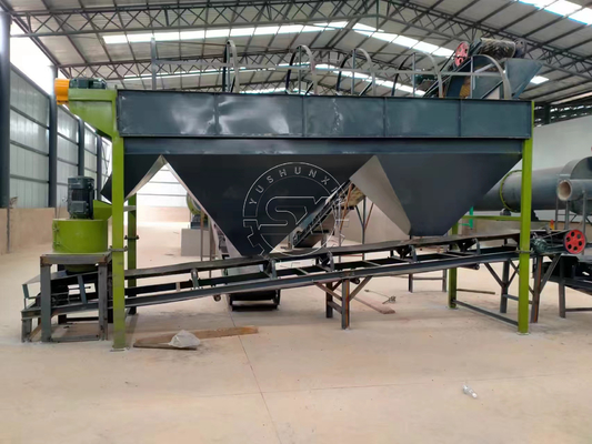 Potente línea de producción de pellets de fertilizantes de biohumus de 55kW para fertilizantes