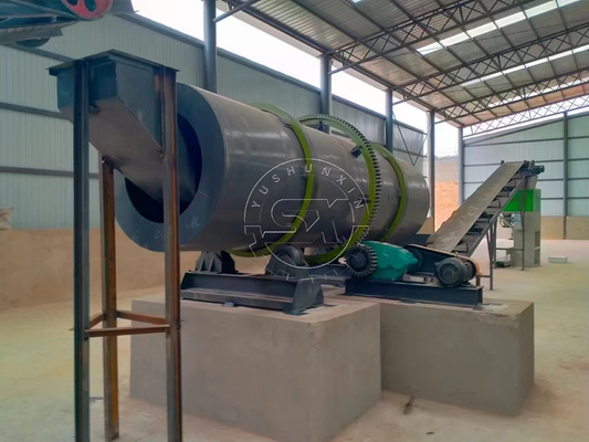 Potente línea de producción de pellets de fertilizantes de biohumus de 55kW para fertilizantes