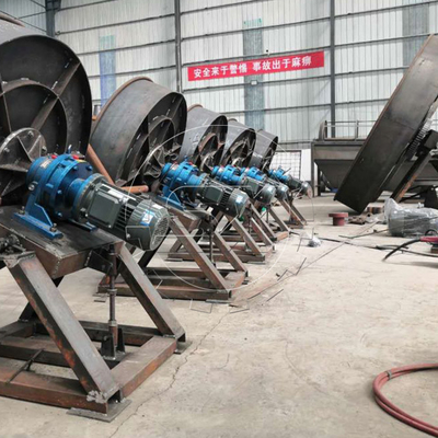 Granulador de disco de fertilizante orgánico de 200 mm-450 mm de altura de borde para la producción de pellets
