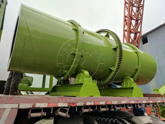 Máquina de recubrimiento de gránulos de fertilizantes de urea de 1-6 t/h para una operación fluida y fácil