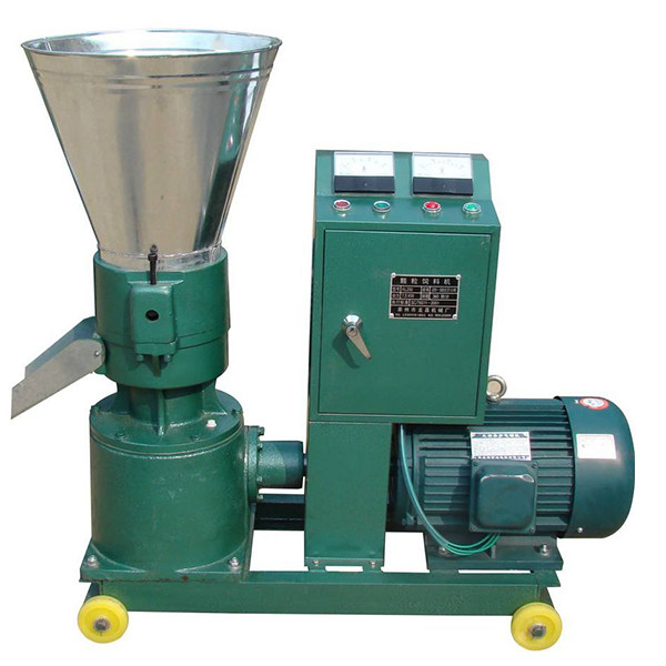 1t/h Pelletizador para mezclar residuos animales a presión plana para equipos de procesamiento de piensos para aves de corral