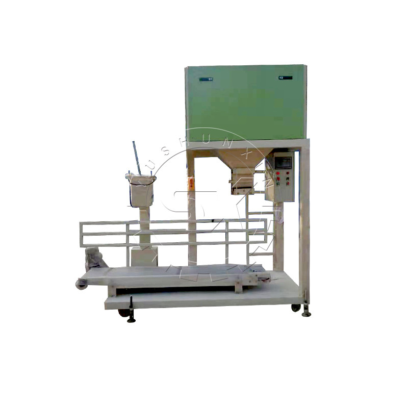 Máquina de embalaje automática de tipo bolsa de sellado trasero para la integración de pellets de desechos animales